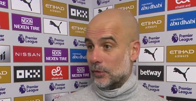 曼城2-2战平布莱顿，瓜迪奥拉谈比赛及球队现状