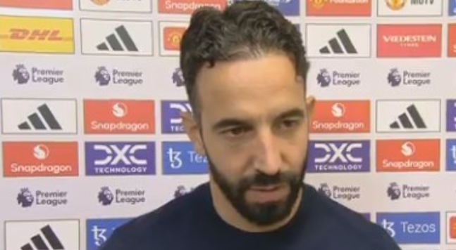 曼联主帅阿莫林谈英超第29轮对阵莱斯特城赛前准备