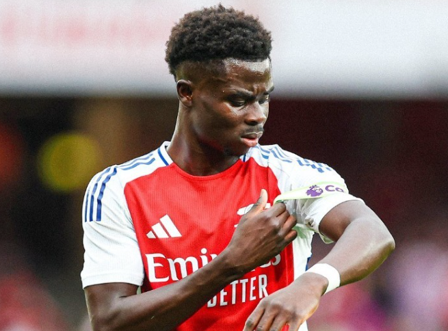 萨卡有望欧冠复出，阿森纳静待其归