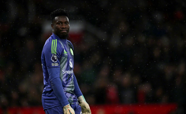 奥纳纳带病出战助曼联取胜，随后飞赴巴黎备战世界杯预选赛