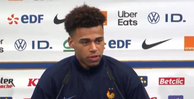 杜埃谈法国国家队首秀期待：以严谨态度追求进步，向榜样看齐