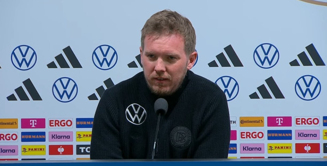 纳格尔斯曼谈德国队欧国联挑战：3500名球迷助威，阵容选择需谨慎