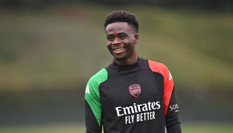 萨卡伤愈回归在即，有望出战英超及欧冠关键战