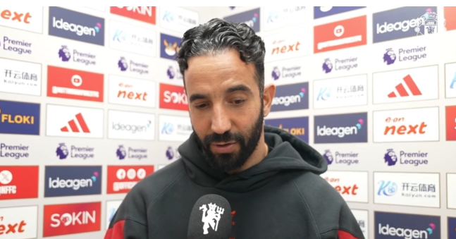 曼联主教练阿莫林：渴望胜利，专注每场比赛