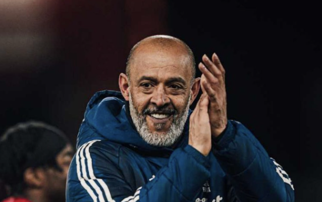 诺丁汉森林1-0曼联，努诺赛后盛赞球队意志与承诺