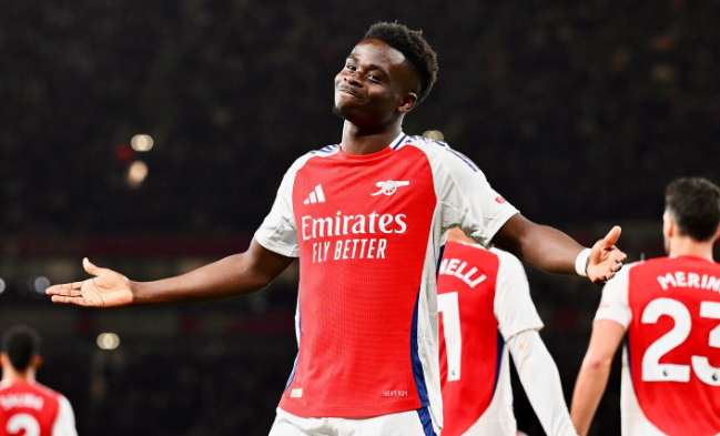 皮雷盛赞萨卡与厄德高：现役最爱两员阿森纳大将