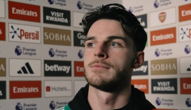 赖斯谈阿森纳胜富勒姆：萨卡复出振奋人心，梅里诺表现不可思议