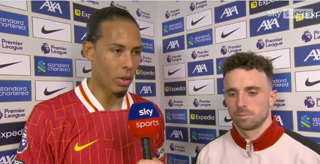 范戴克：利物浦稳扎稳打赢默西塞德德比，争冠之路需持续努力