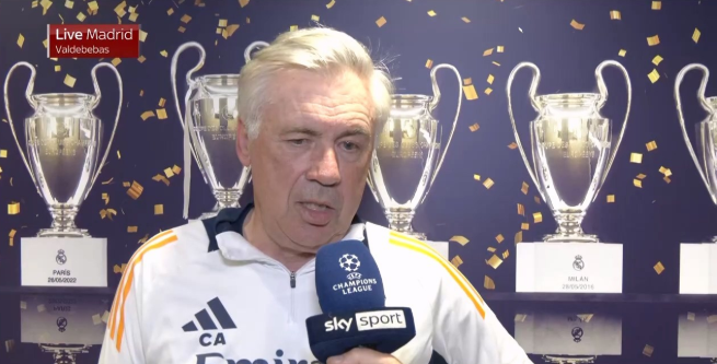 安切洛蒂赛前鼓劲：皇马有信心在伯纳乌逆转阿森纳