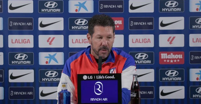 西蒙尼赛前谈马竞：科雷亚缺席有影响，多将状态受关注