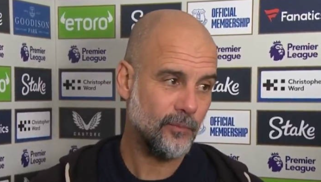 瓜帅盛赞奥赖利制胜球！曼城2-0埃弗顿后剑指维拉决战，古迪逊记忆涌上心头