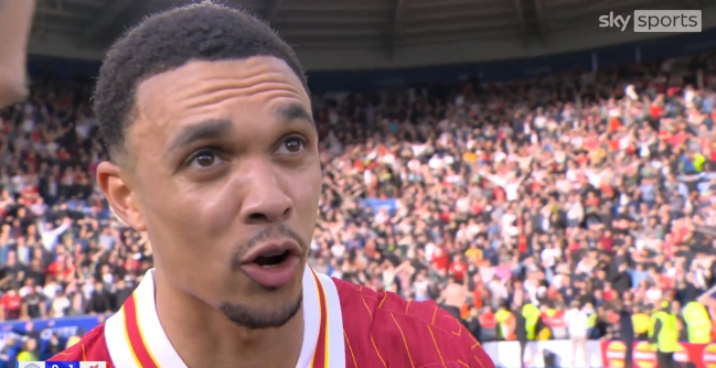 阿诺德制胜球后畅谈：美妙时刻助力利物浦冲冠，未来保持神秘