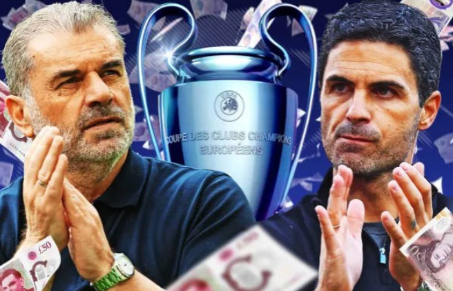 热刺欧联夺冠或超阿森纳欧战收入，英超球队欧战奖金差异大