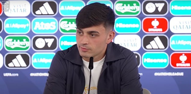 佩德里赛前发布会谈欧国联：目标夺冠，期待展现自我