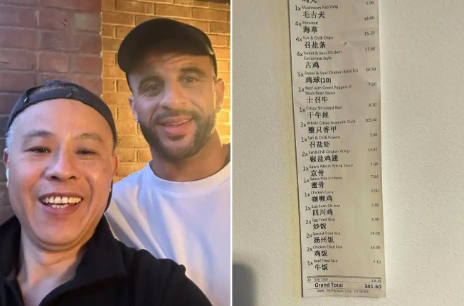 凯尔-沃克340英镑中餐外卖引热议，转会传闻添新动态
